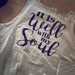 “It is well with my soul.”